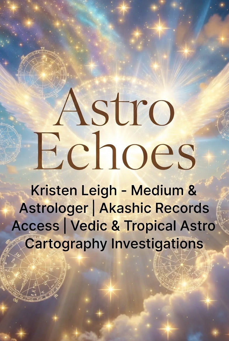 Astro Echoes Akashic & Angel Medium Reading Offering a Combo of Vedic & Western/ Location Astrology . Email to custom book here: 1.5 hours $175 starcanashores@gmail.com for Paypal, Cash app , Venmo , Zelle