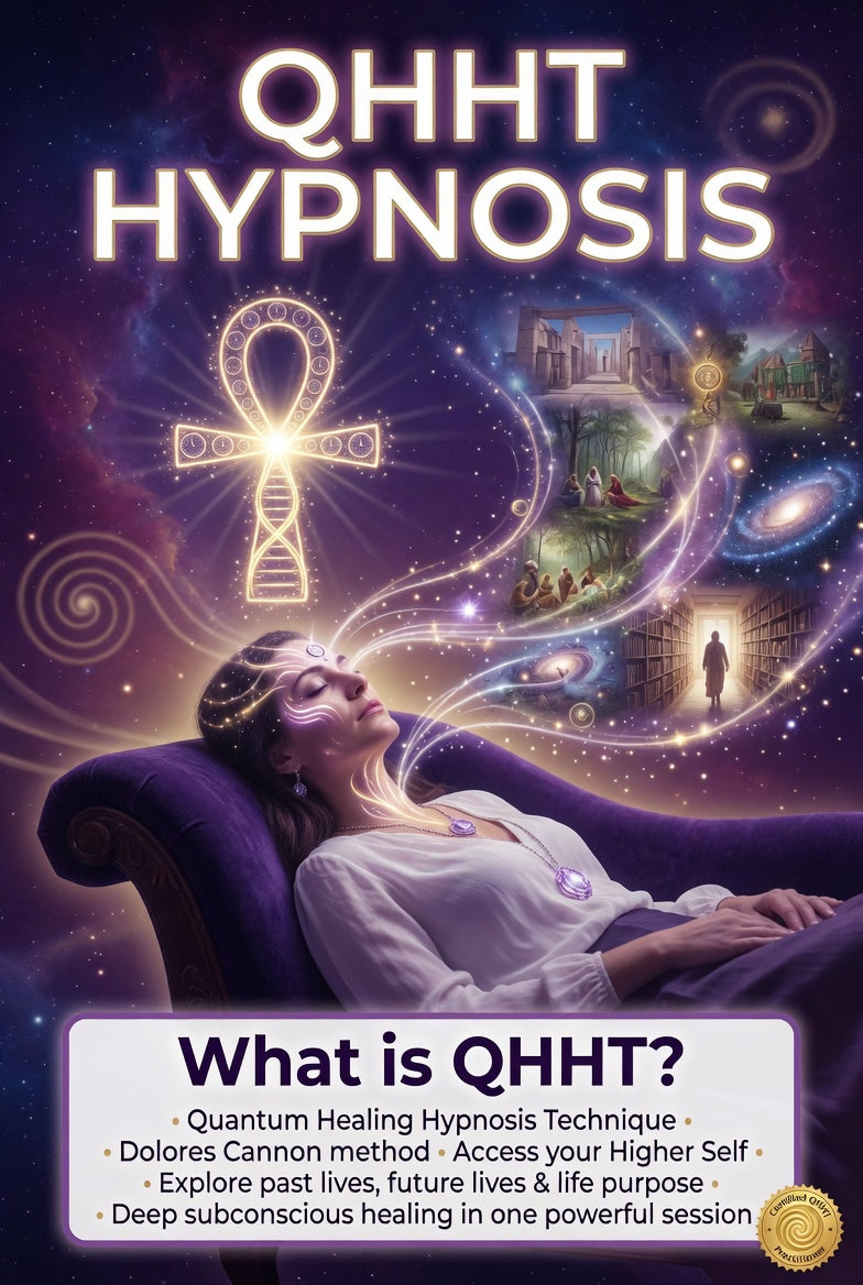 QHHT HYPNOSIS - EVENING APPOINTMENTS AVAILABLE UPON REQUEST PLEASE BOOK THROUGH EMAIL ONLY!! Custom book through email only and link to payment will be sent to you and zoom link: 2 hours $200 starcanashores@gmail.com for Paypal, Cash app , Venmo , Zelle